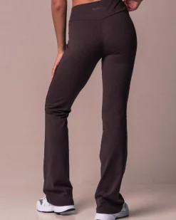 Lively Flare Pants Brown Fudge