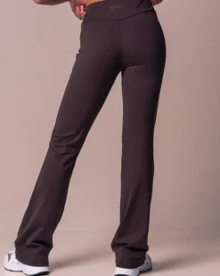 Lively Flare Pants Brown Fudge