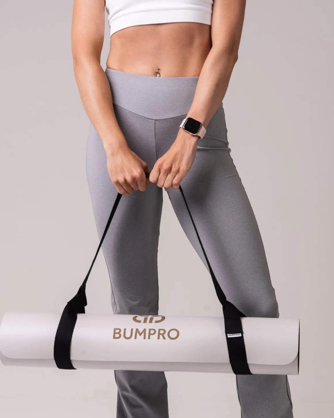 Lively Flare Pants Grey Melange