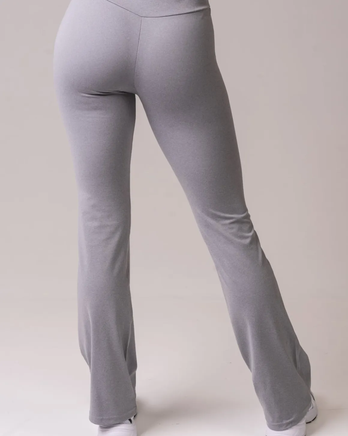 Lively Flare Pants Grey Melange