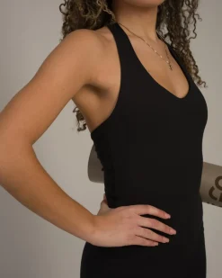 Lively Halter Top Black