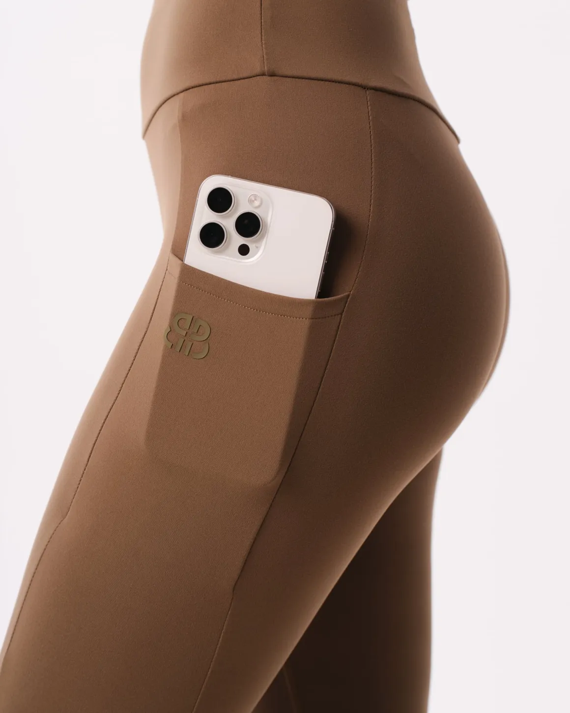 Lively Scrunch Pocket Tights Green Olive