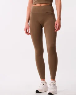 Lively Scrunch Pocket Tights Green Olive