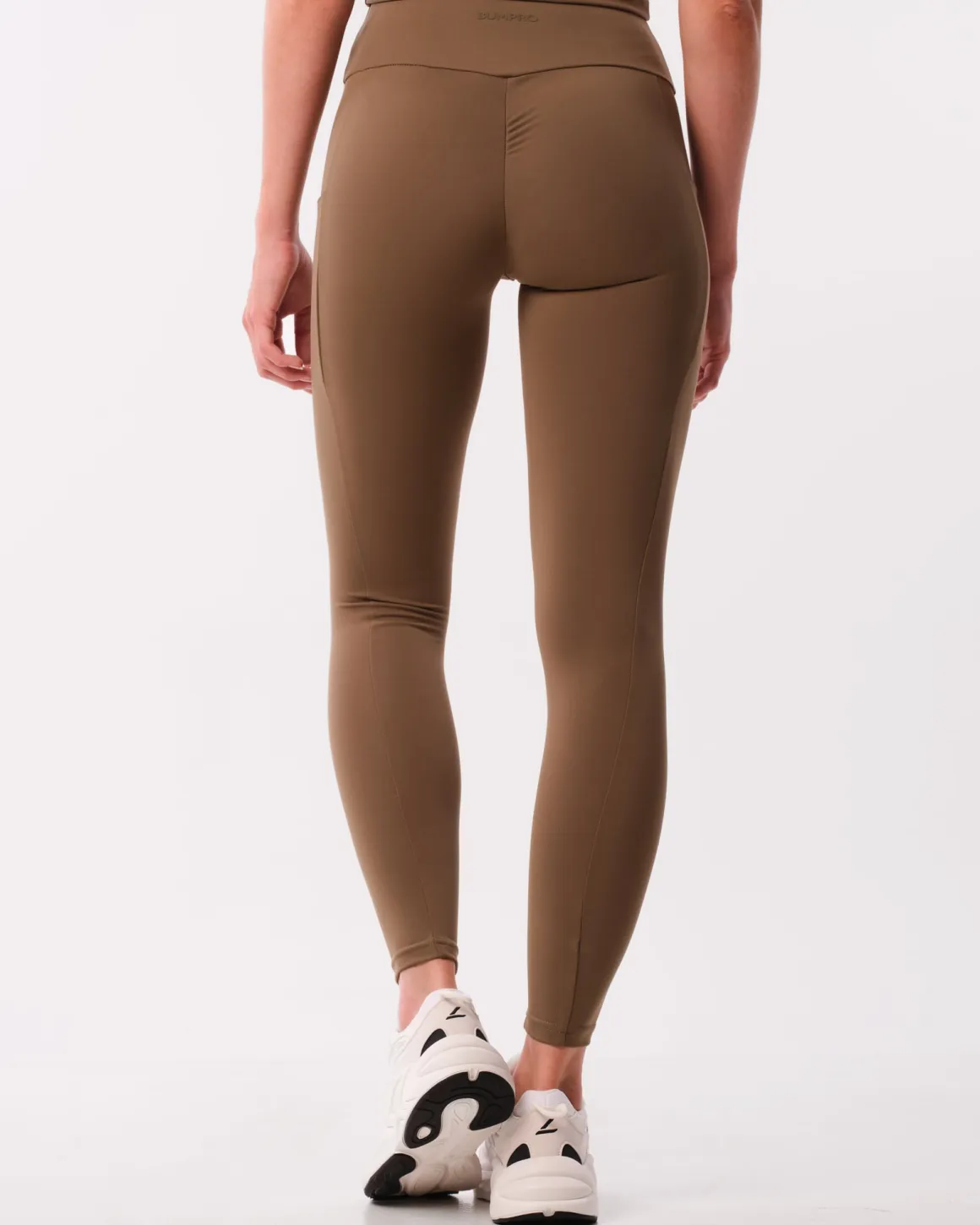 Lively Scrunch Pocket Tights Green Olive