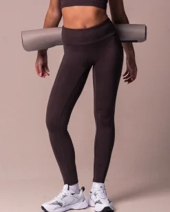 Lively Scrunch Pocket Tights Brown Fudge