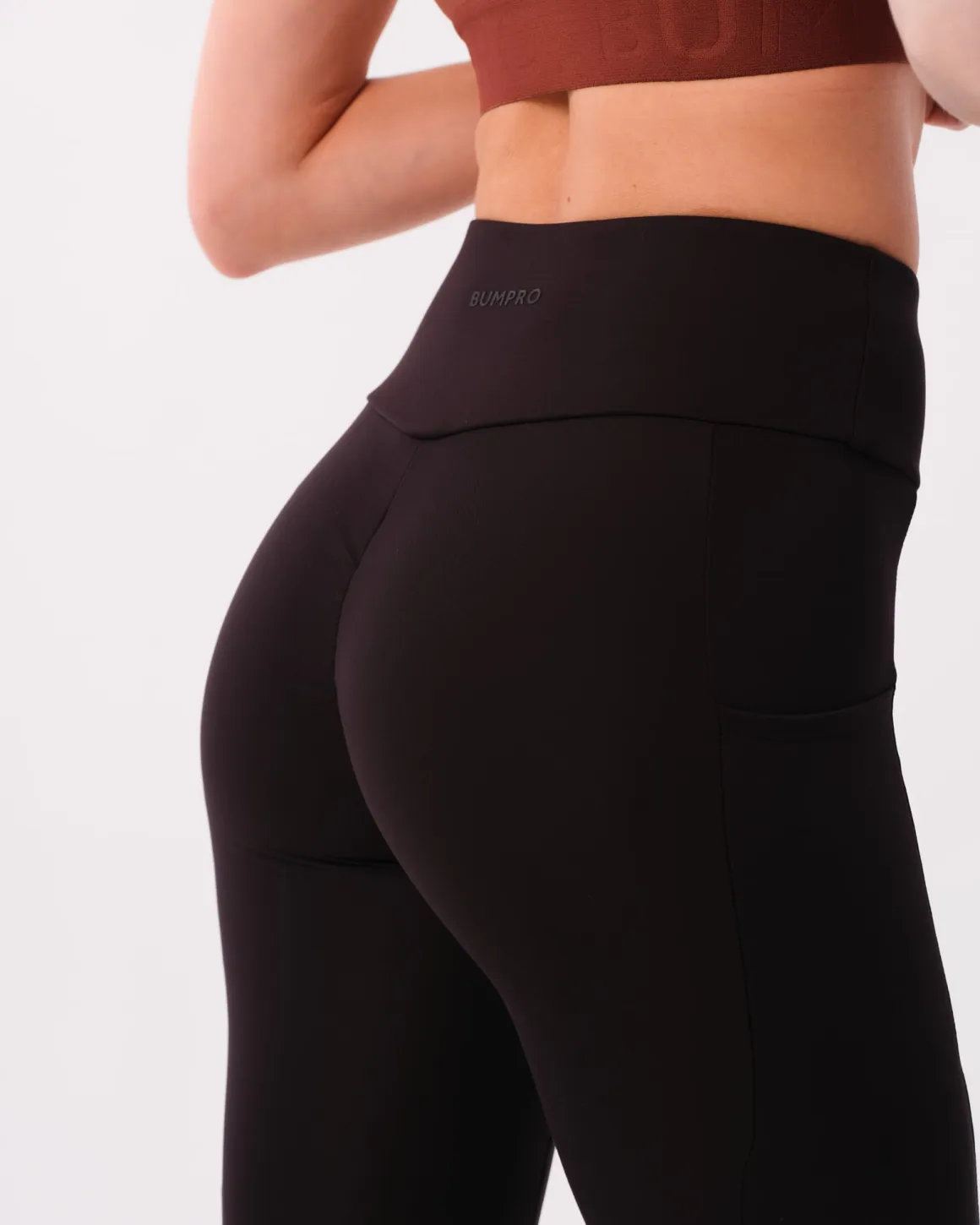 Lively Scrunch Pocket Tights Black