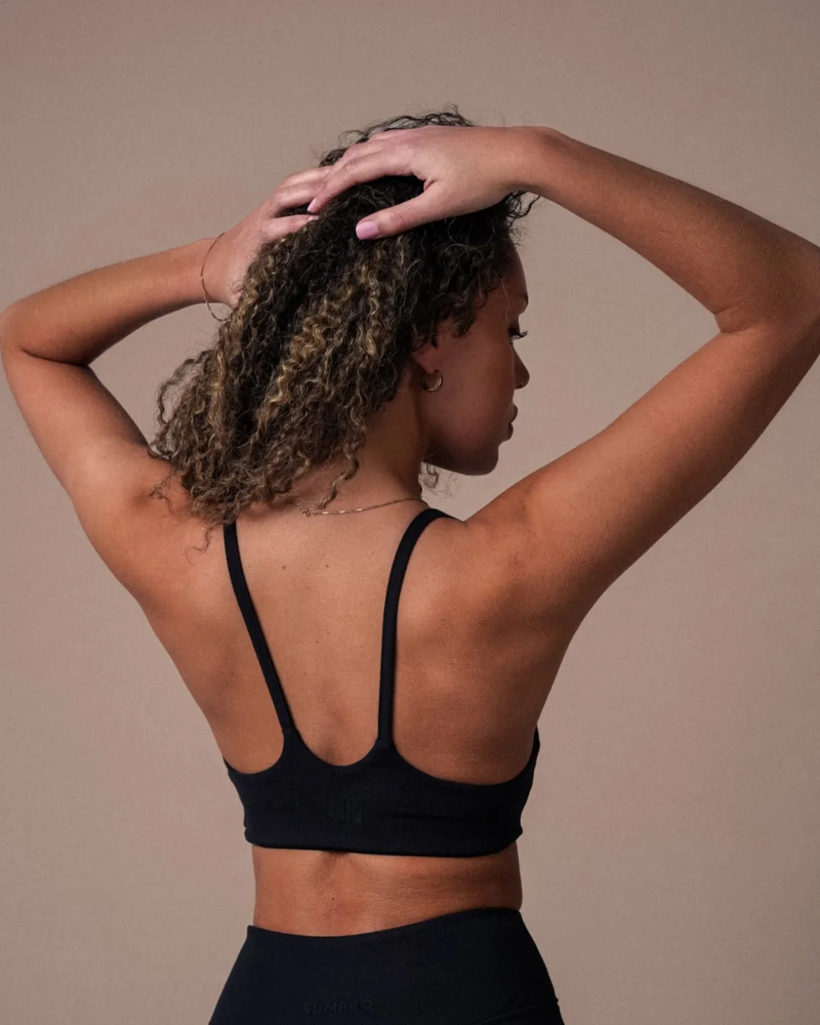 Lively Strap Bra Black