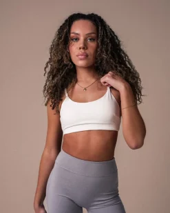 Lively Strap Bra White