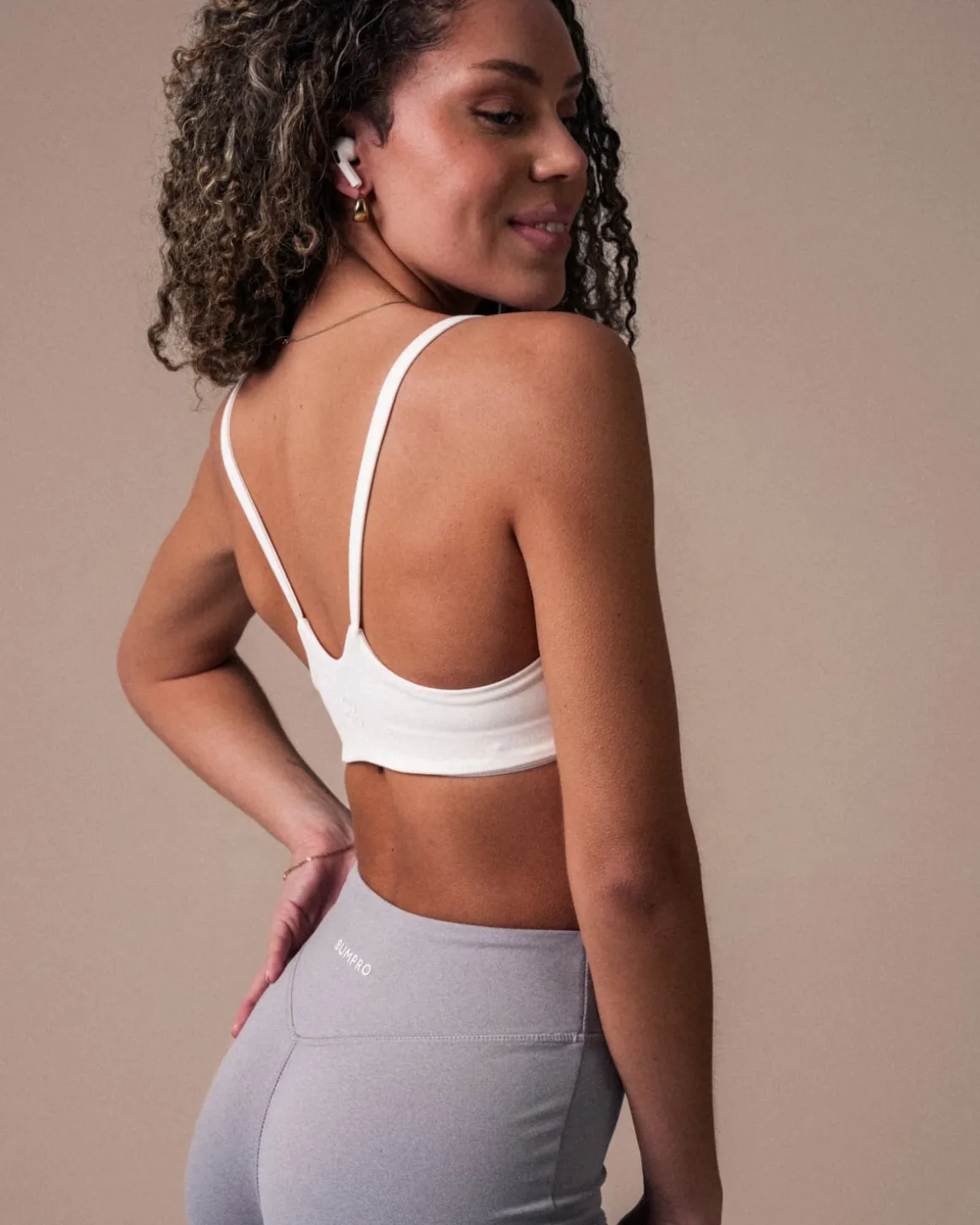 Lively Strap Bra White