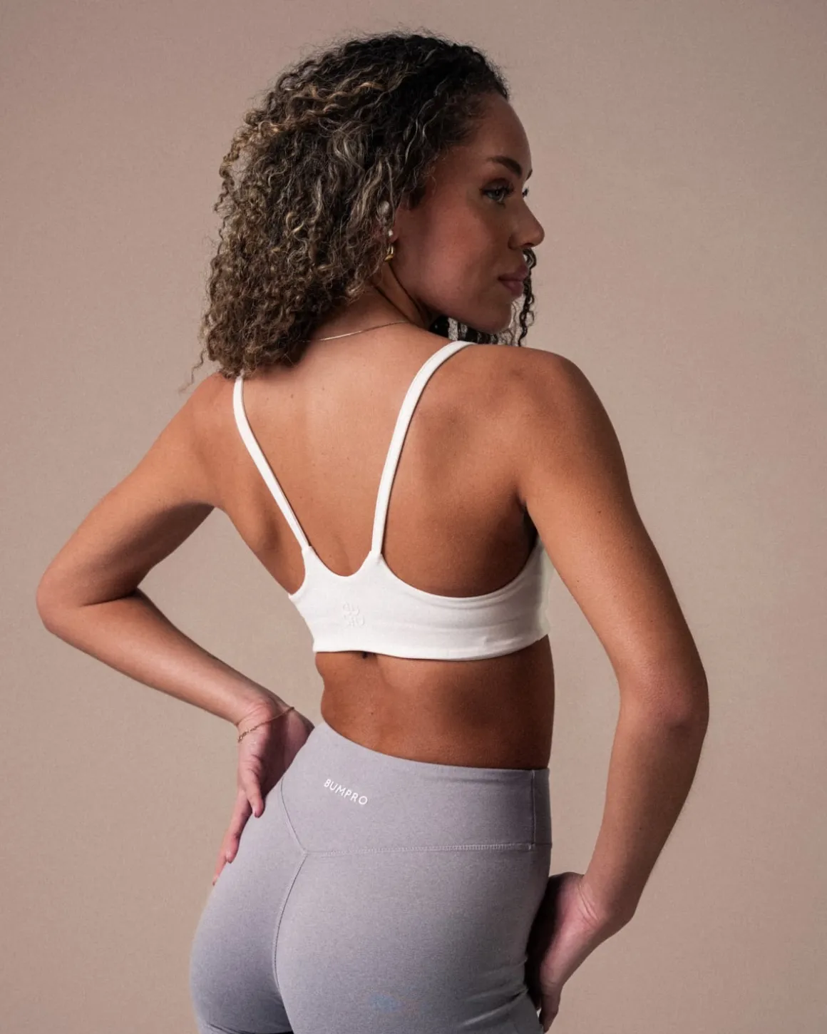 Lively Strap Bra White