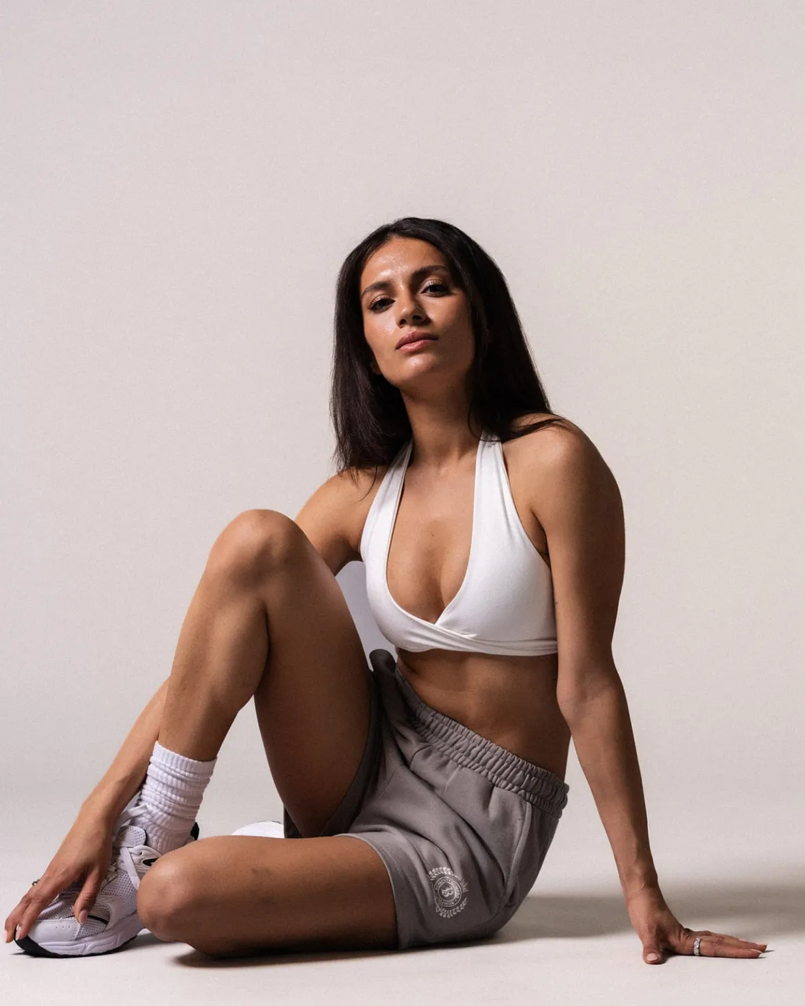 Lively Twist Bra White