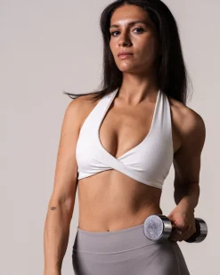 Lively Twist Bra White
