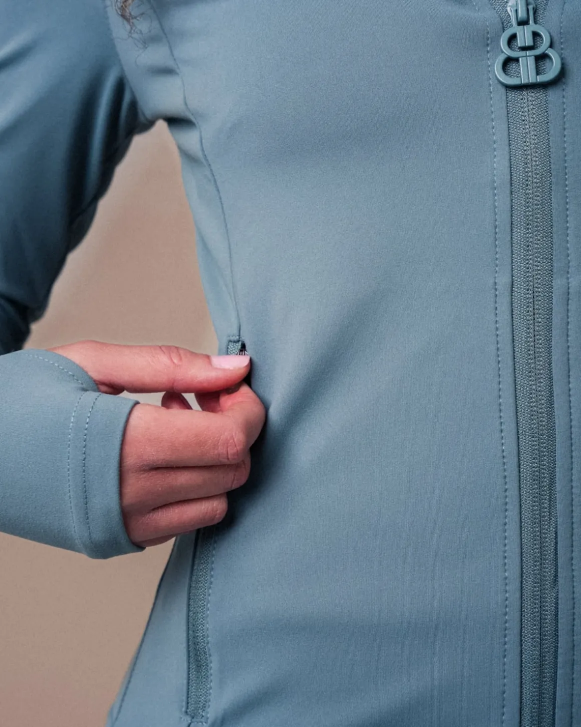 Lively Zip Up Jacket Blue Athlantic