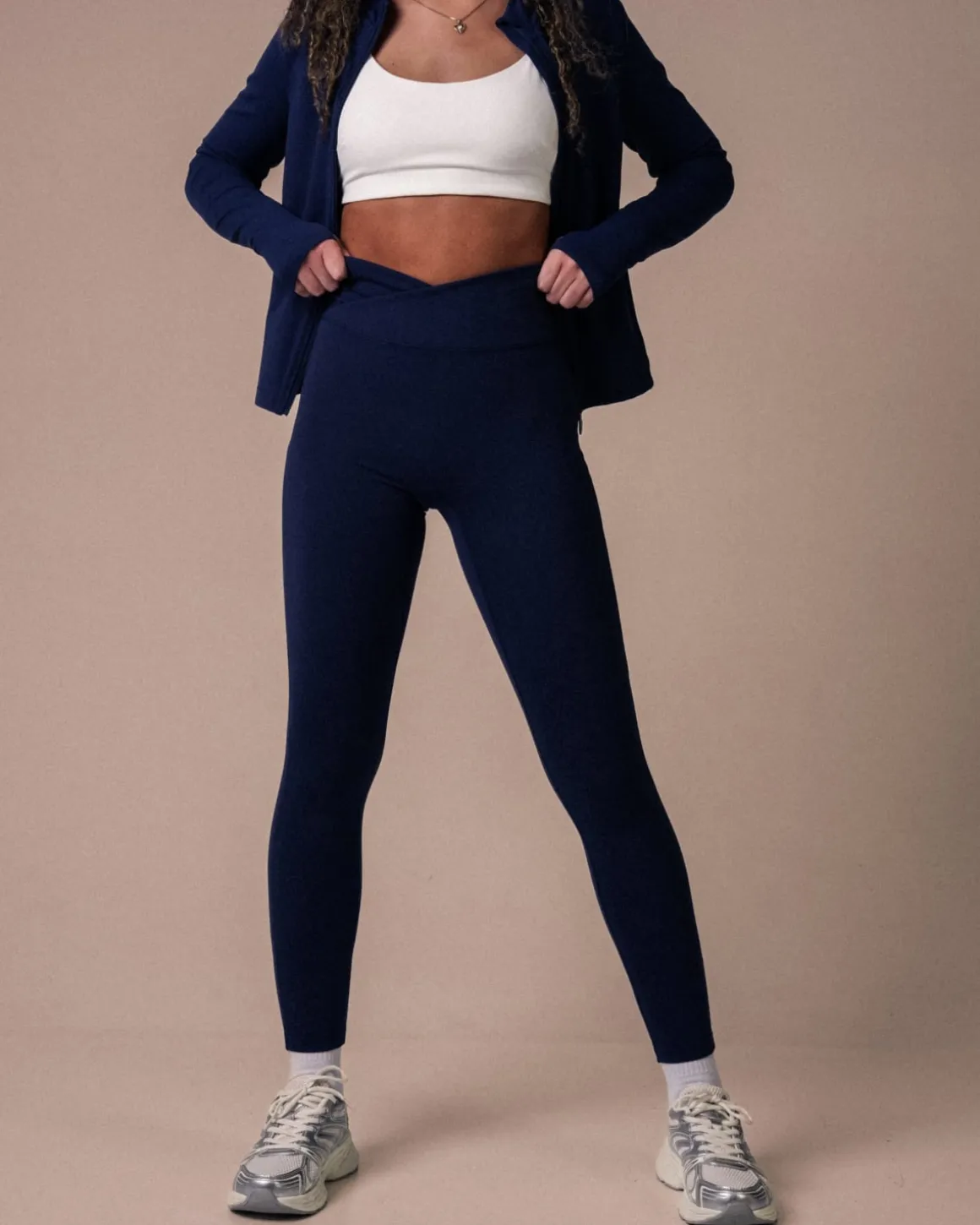 Lively Zip Up Jacket Blue Navy