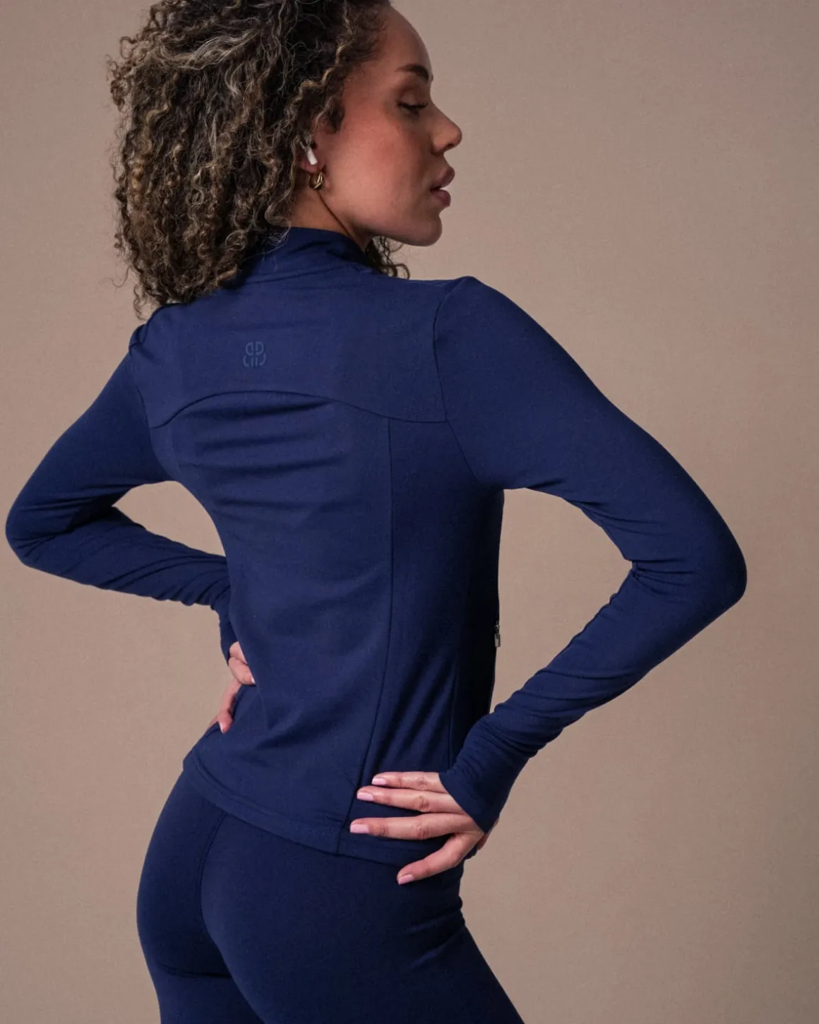 Lively Zip Up Jacket Blue Navy