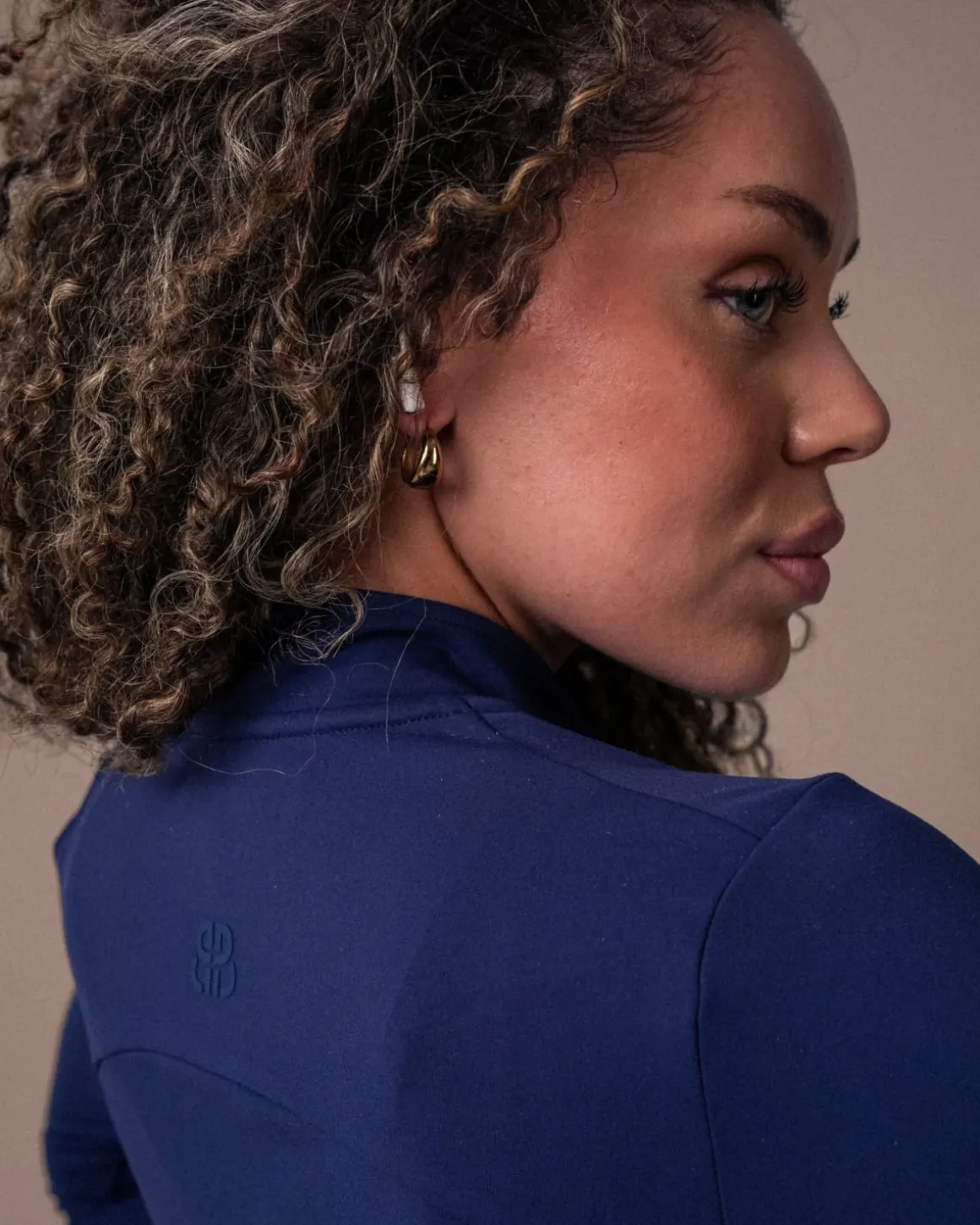 Lively Zip Up Jacket Blue Navy