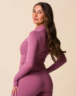 Lively Zip Up Jacket Lilac Mauve