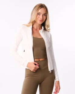 Lively Zip Up Jacket White