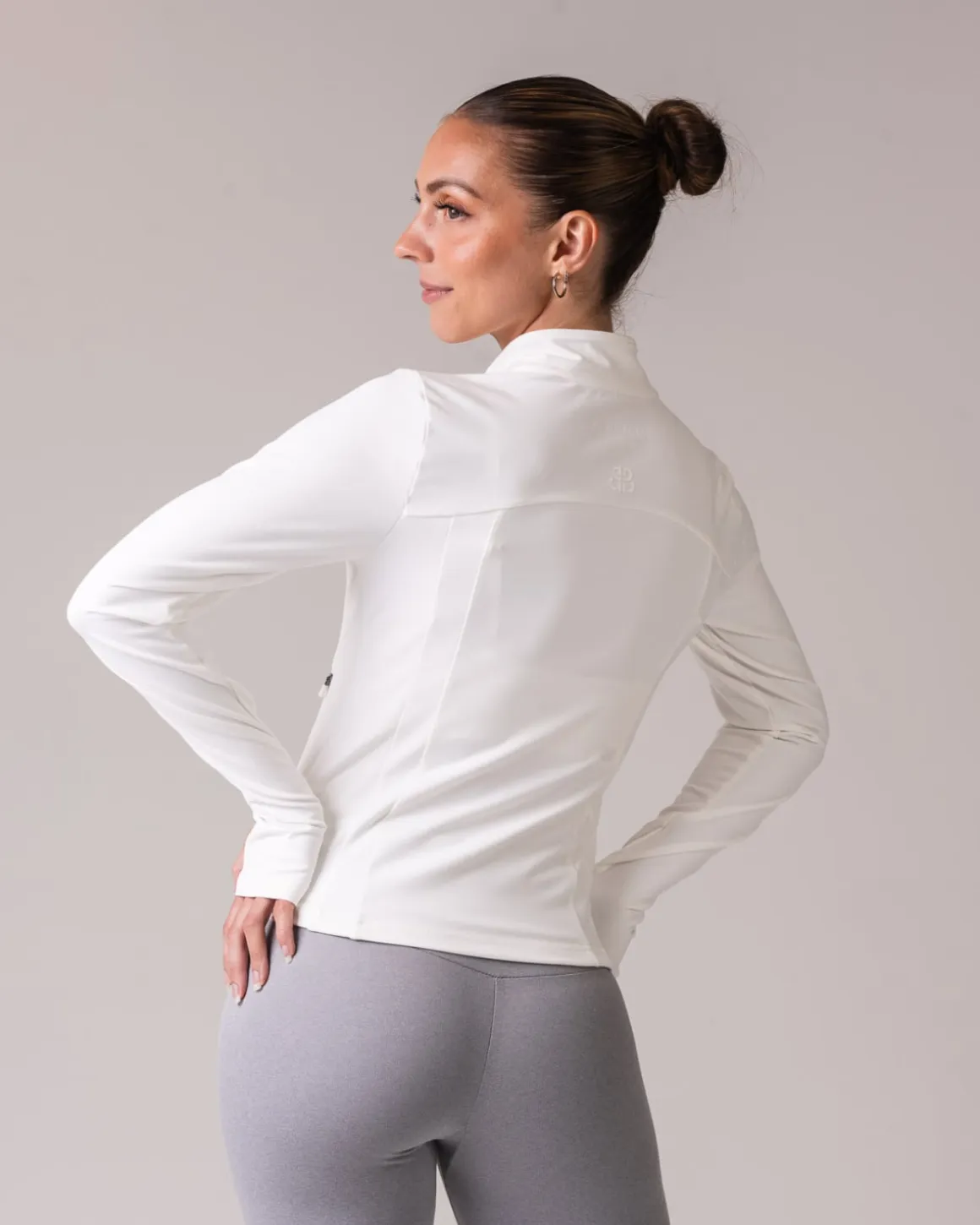 Lively Zip Up Jacket White
