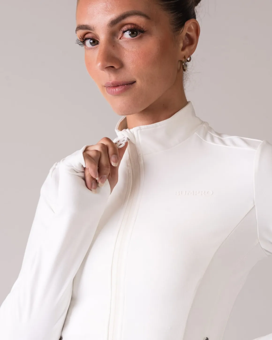 Lively Zip Up Jacket White