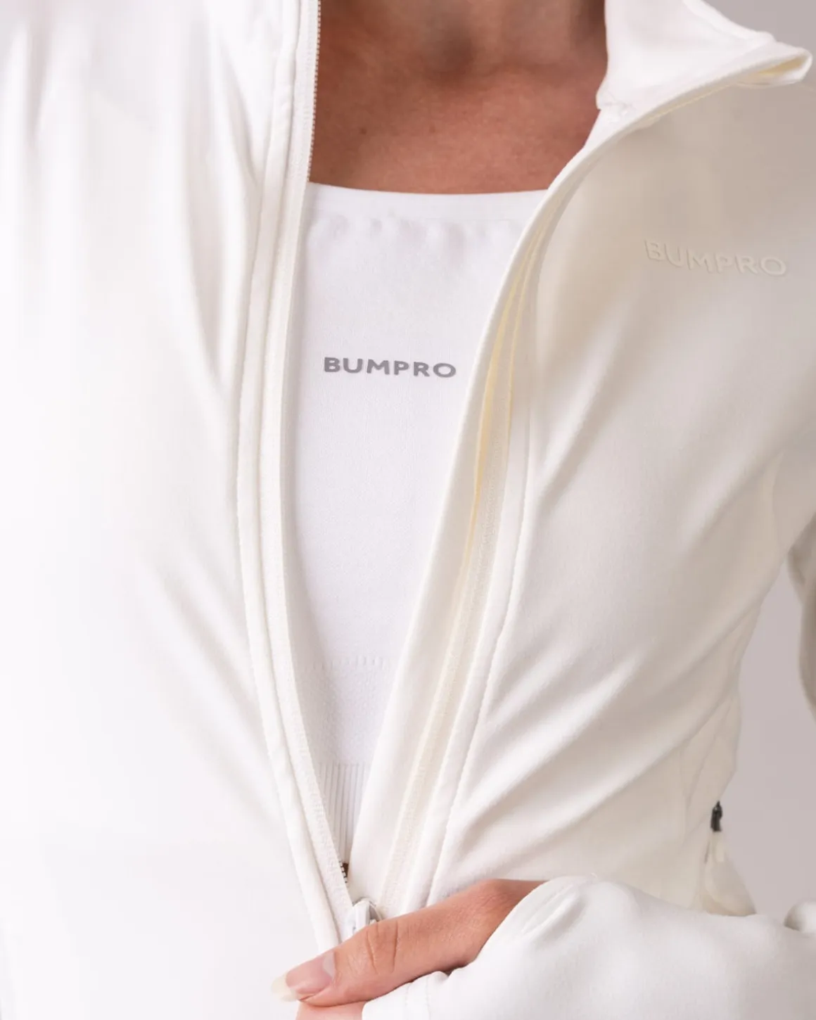 Lively Zip Up Jacket White
