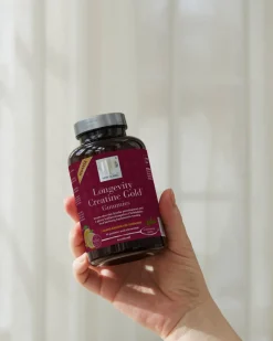 Longevity Creatine Gold Gummies, 90 gummies