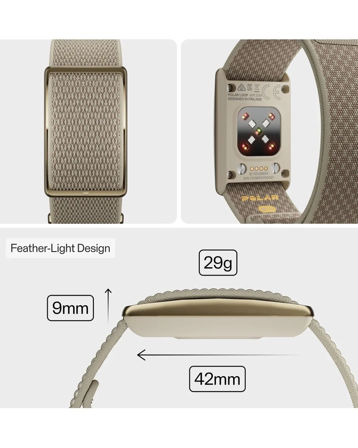 LOOP GOLD/SAND – Onesize