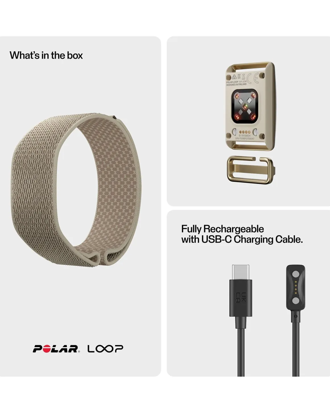 LOOP GOLD/SAND – Onesize