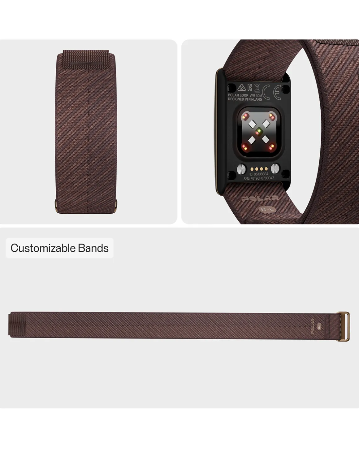 LOOP Wristband BROWN – Onesize
