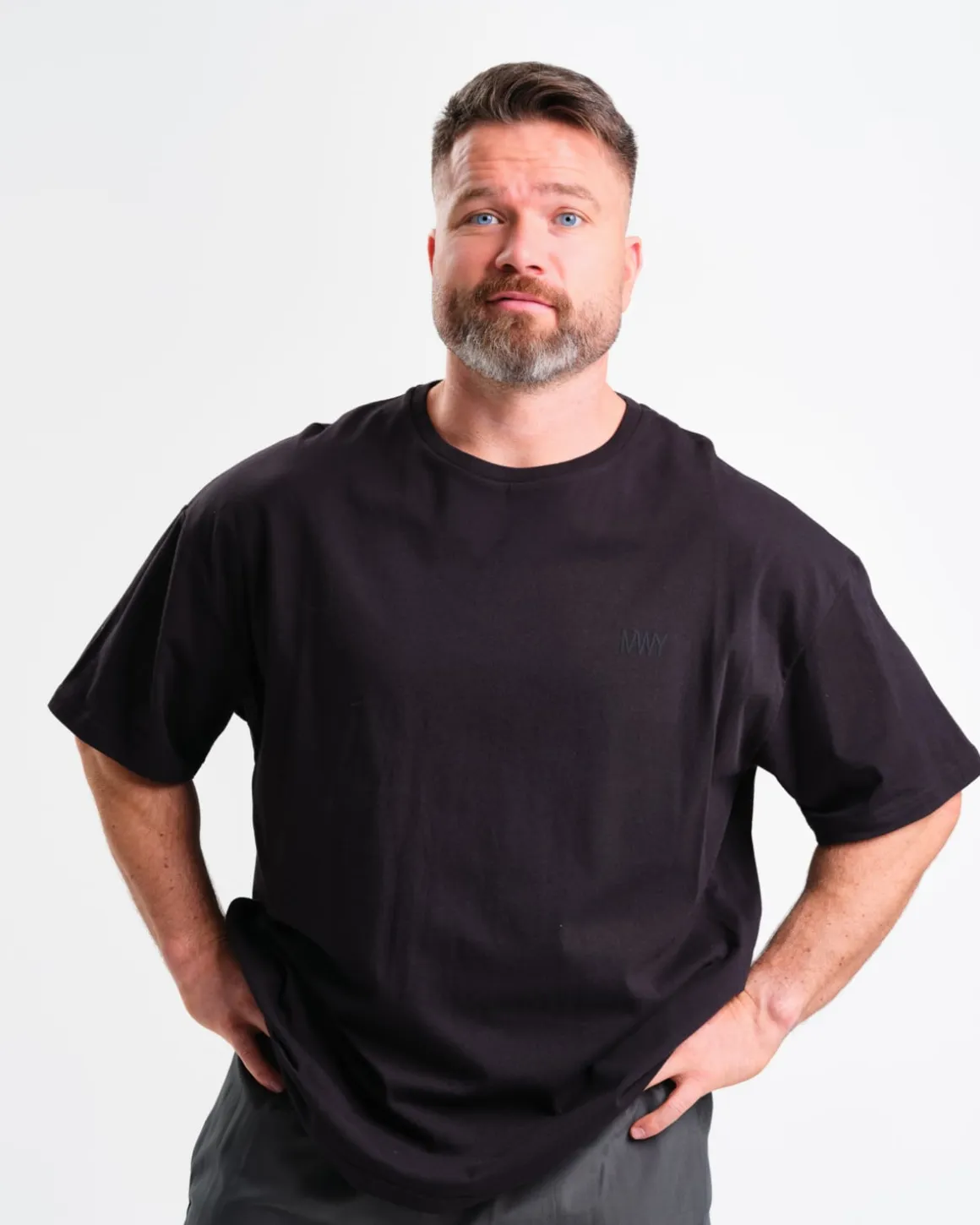Loose Fit Tee U Black 2-PACK