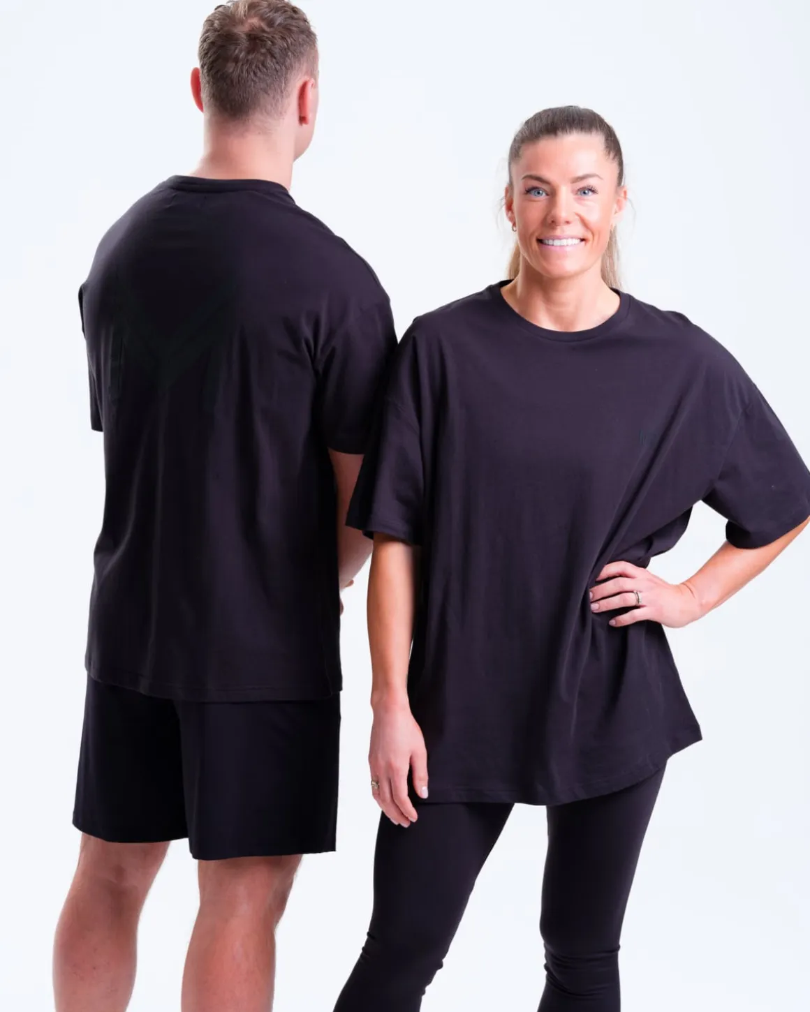 Loose Fit Tee U Black 2-PACK