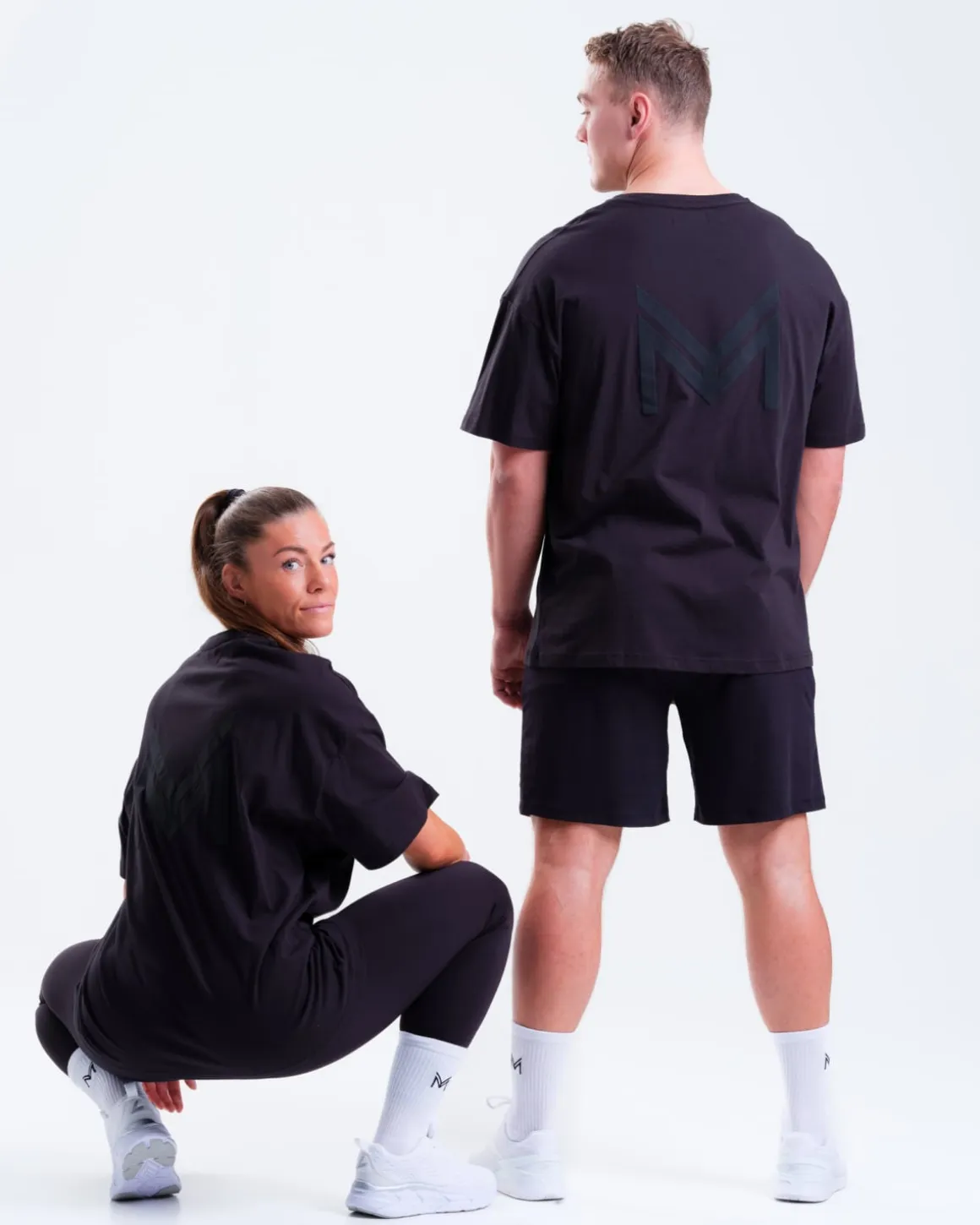 Loose Fit Tee U Black 2-PACK