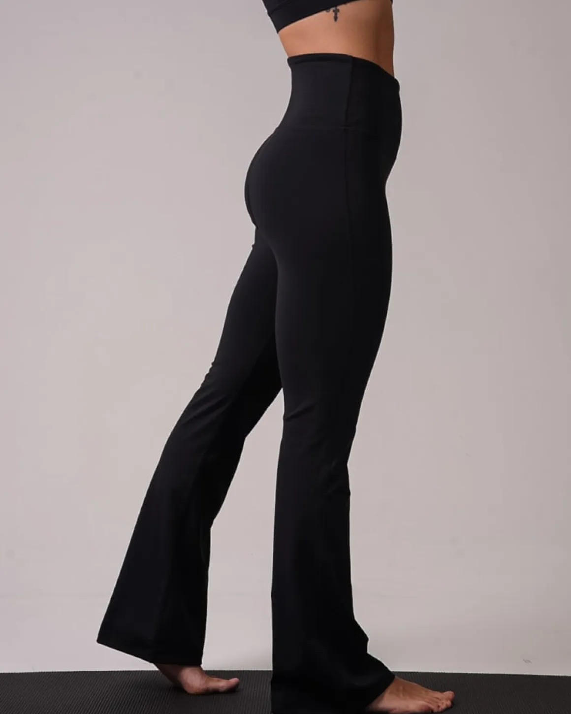 Lotus Flare Pants Black