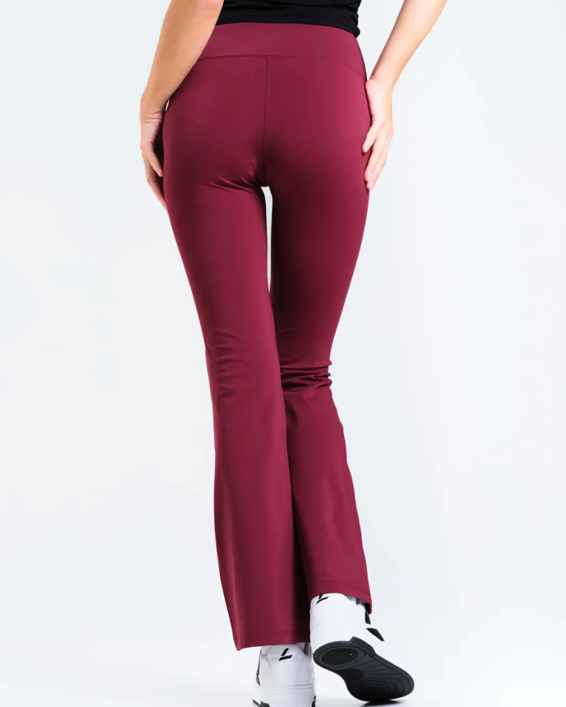 Lotus Flare Pants Burgundy