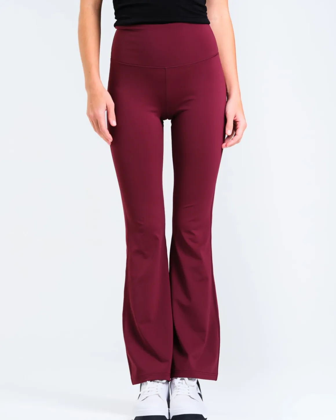 Lotus Flare Pants Burgundy