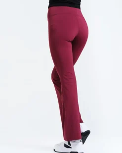 Lotus Flare Pants Burgundy