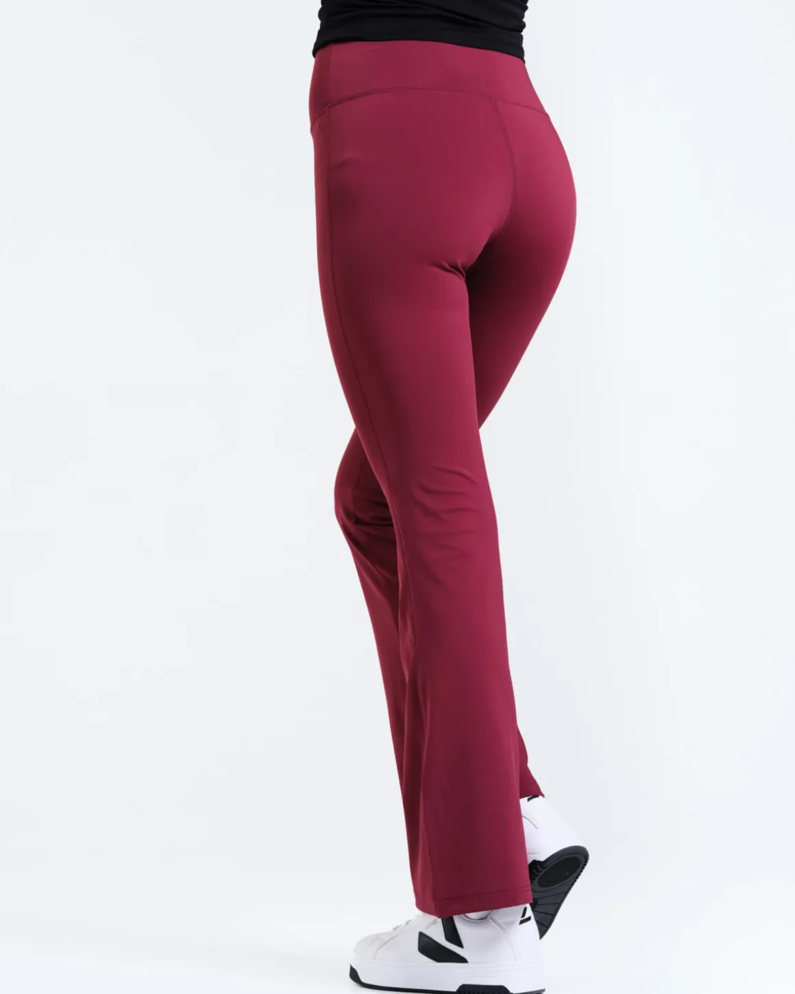 Lotus Flare Pants Burgundy