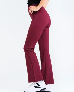 Lotus Flare Pants Burgundy