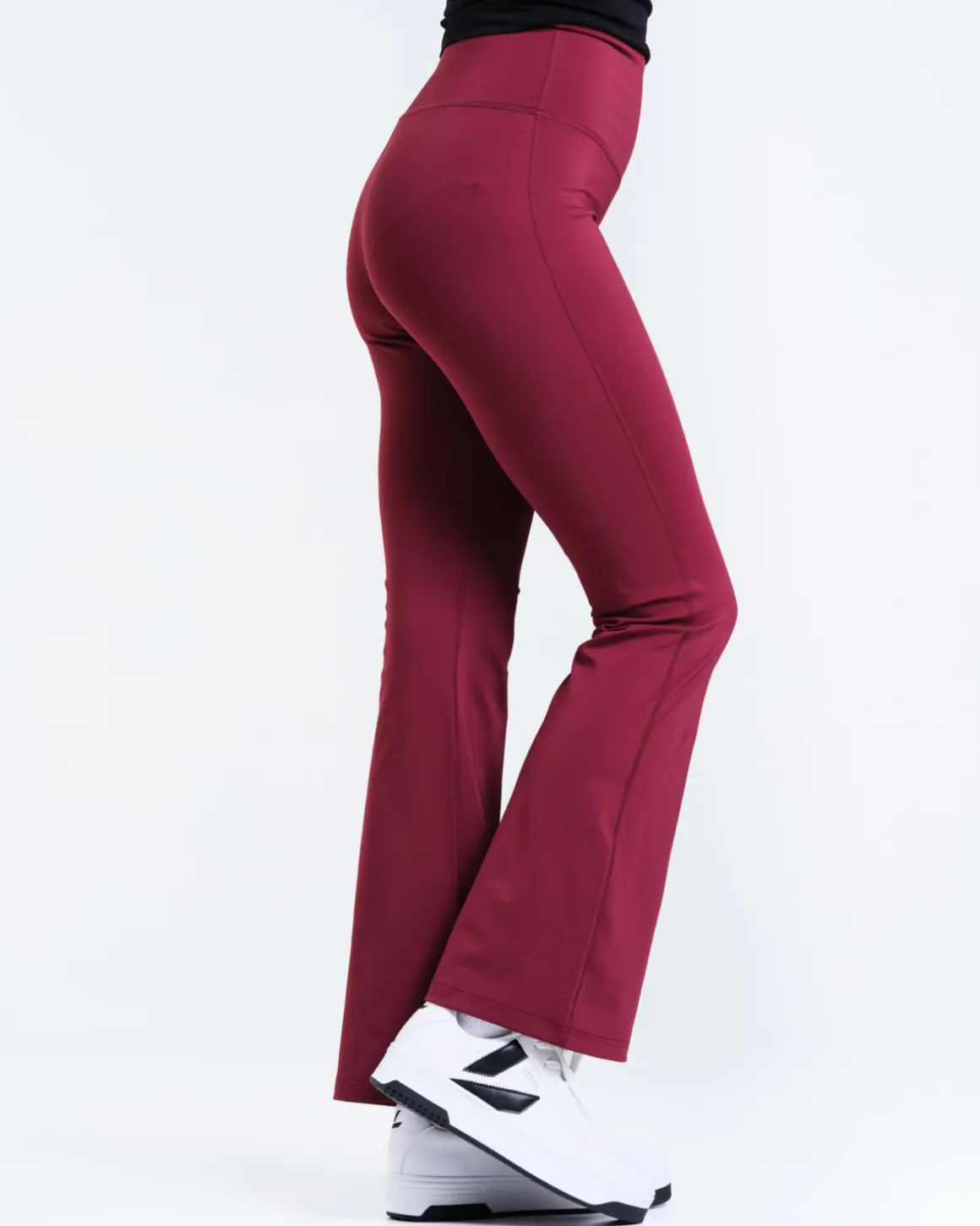 Lotus Flare Pants Burgundy