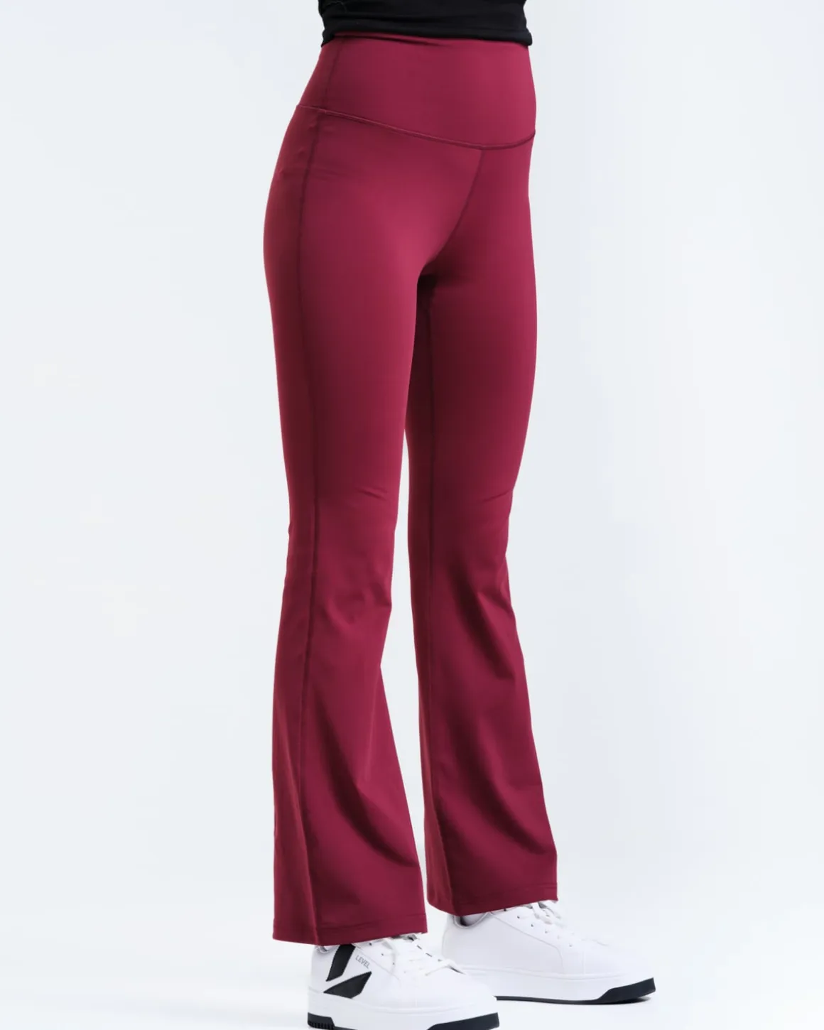 Lotus Flare Pants Burgundy