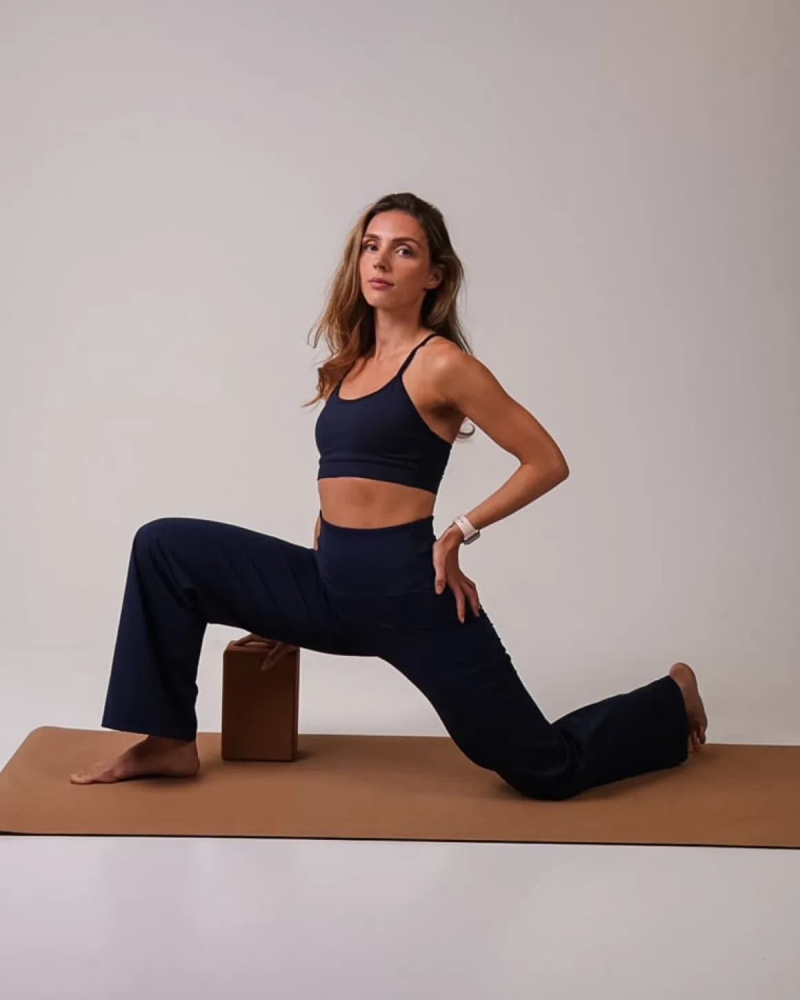 Lotus Straight Leg Pants Blue Navy