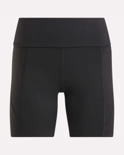 Lux High-Rise 6″ Biker Shorts Black