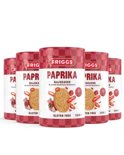 Maiskake Paprika 125g (5-pack)
