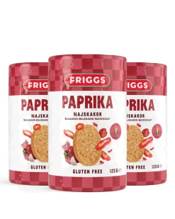 Maiskake Paprika 125g (3-pack)
