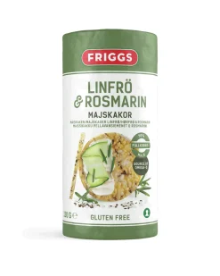 Maiskaker LinfrøRosmari130g