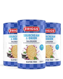 Maiskake Sourcr&Onion 125 gram (3-pack)