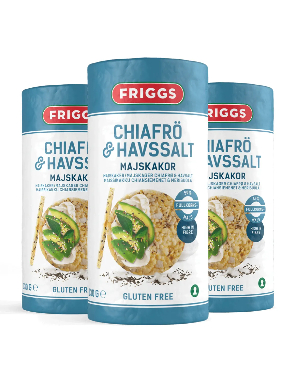 Maisk.Chia Havsalt 130g (3-pack)