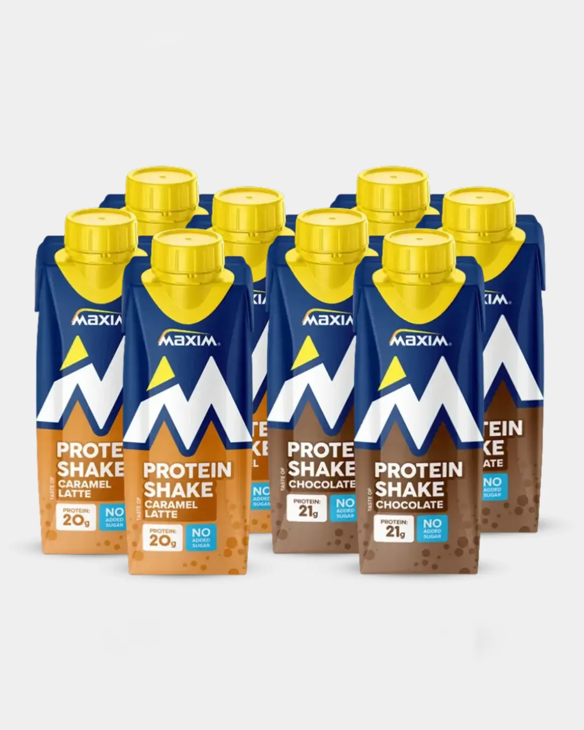 Maxim RTD Smakspakken 4 Chocolate & 4 caramel Latte 250 ml