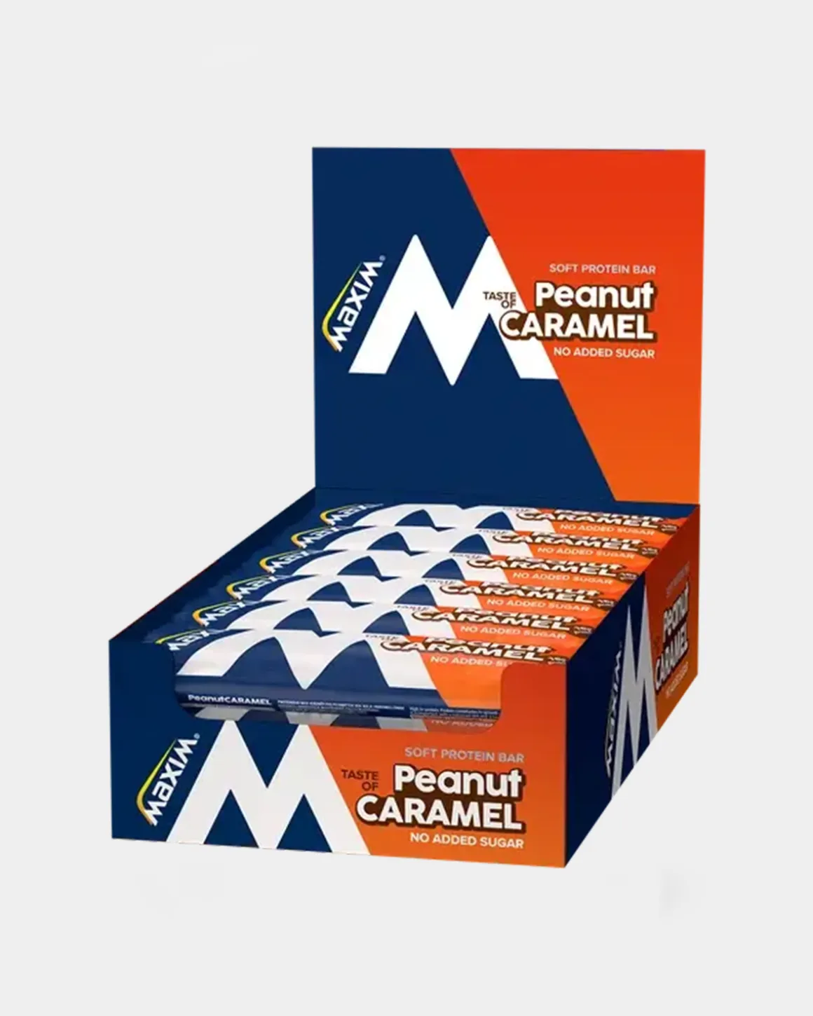 Maxim Soft Protein Bar Peanut Caramel 18x55g