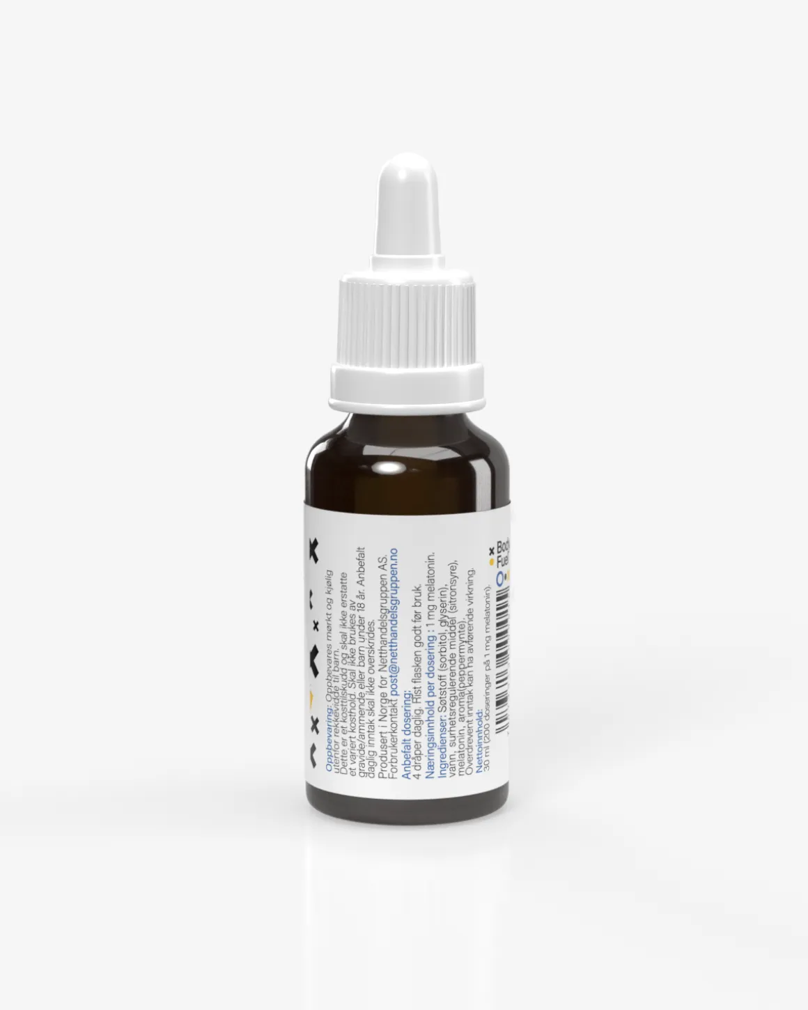 Melatonin Med Peppermyntesmak – Flytende x3